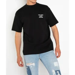 Heren Drole de Monsieur Heren Slogan T-shirt