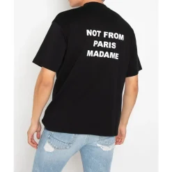 Heren Drole de Monsieur Heren Slogan T-shirt