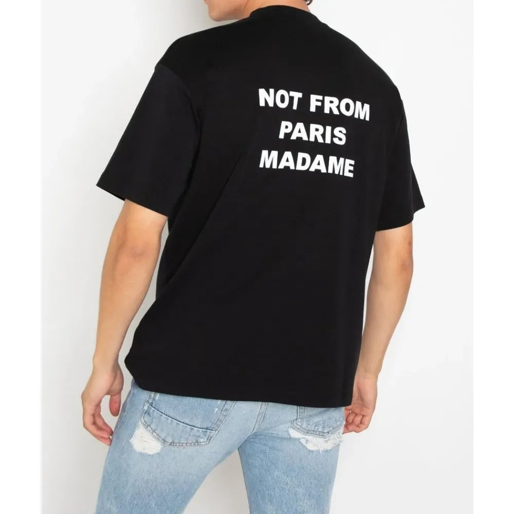 Heren Drole de Monsieur Heren Slogan T-shirt