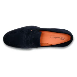 Heren Santoni Instappers & Slip Ons^Heren suède Easy loafer