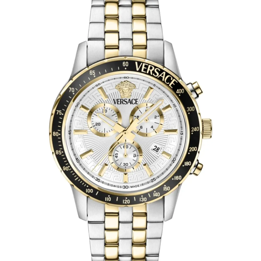 Heren Versace Horloges^Herenhorloge SPORT CHRONO - BICOLOR VEZCA0624