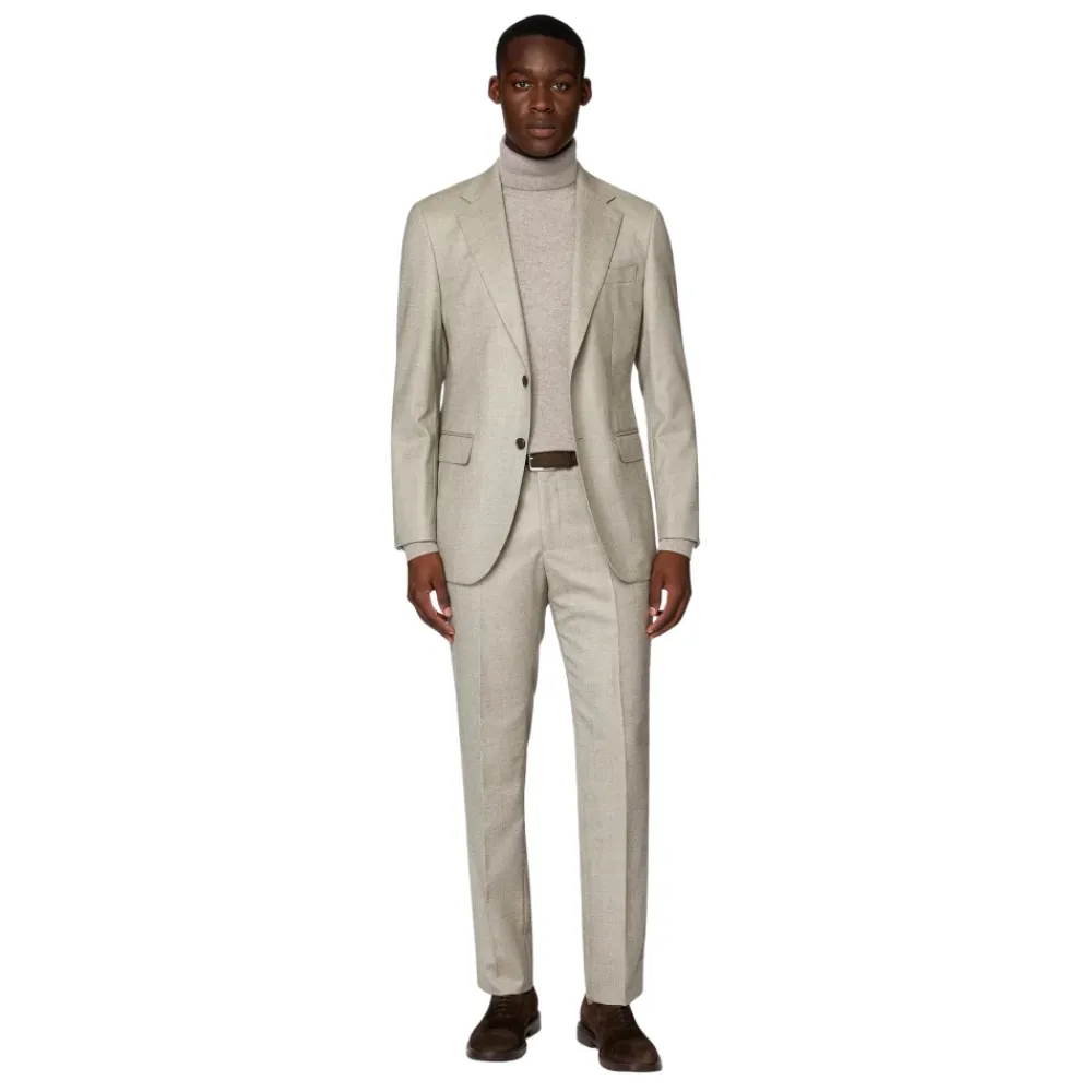 Heren Boggi Milano Herenkostuum in keper van zuivere wol