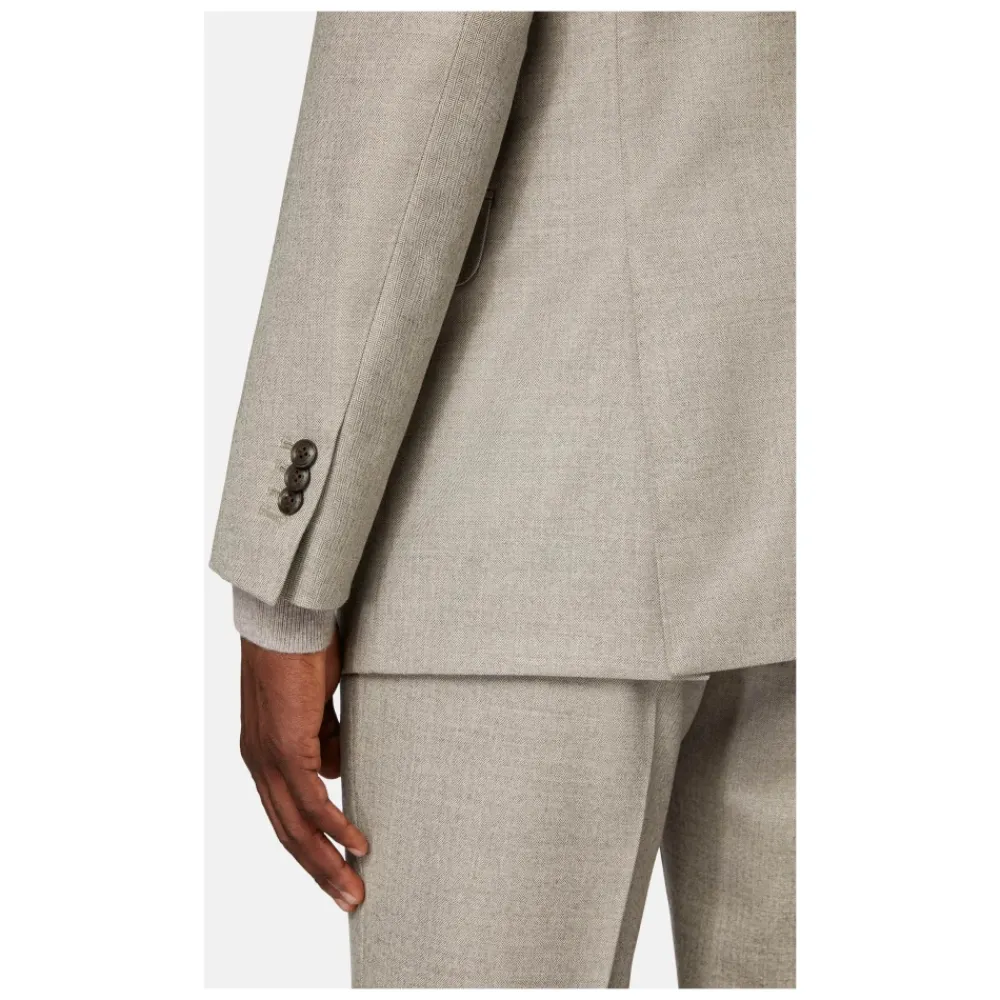 Heren Boggi Milano Herenkostuum in keper van zuivere wol