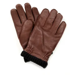 Heren Hestra Hertenleren handschoenen met fleecevoering