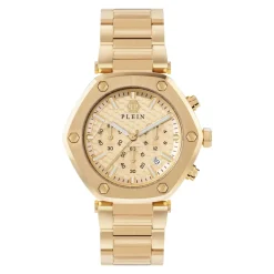Heren Philipp Plein Horloges^Hexagon Chrono Gouden Horloge