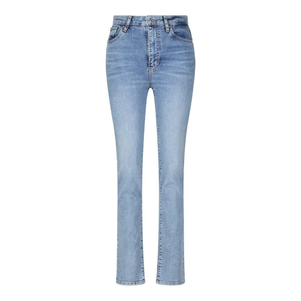 DAMES Frame Jeans^High-Waist Slim-Fit Jeans