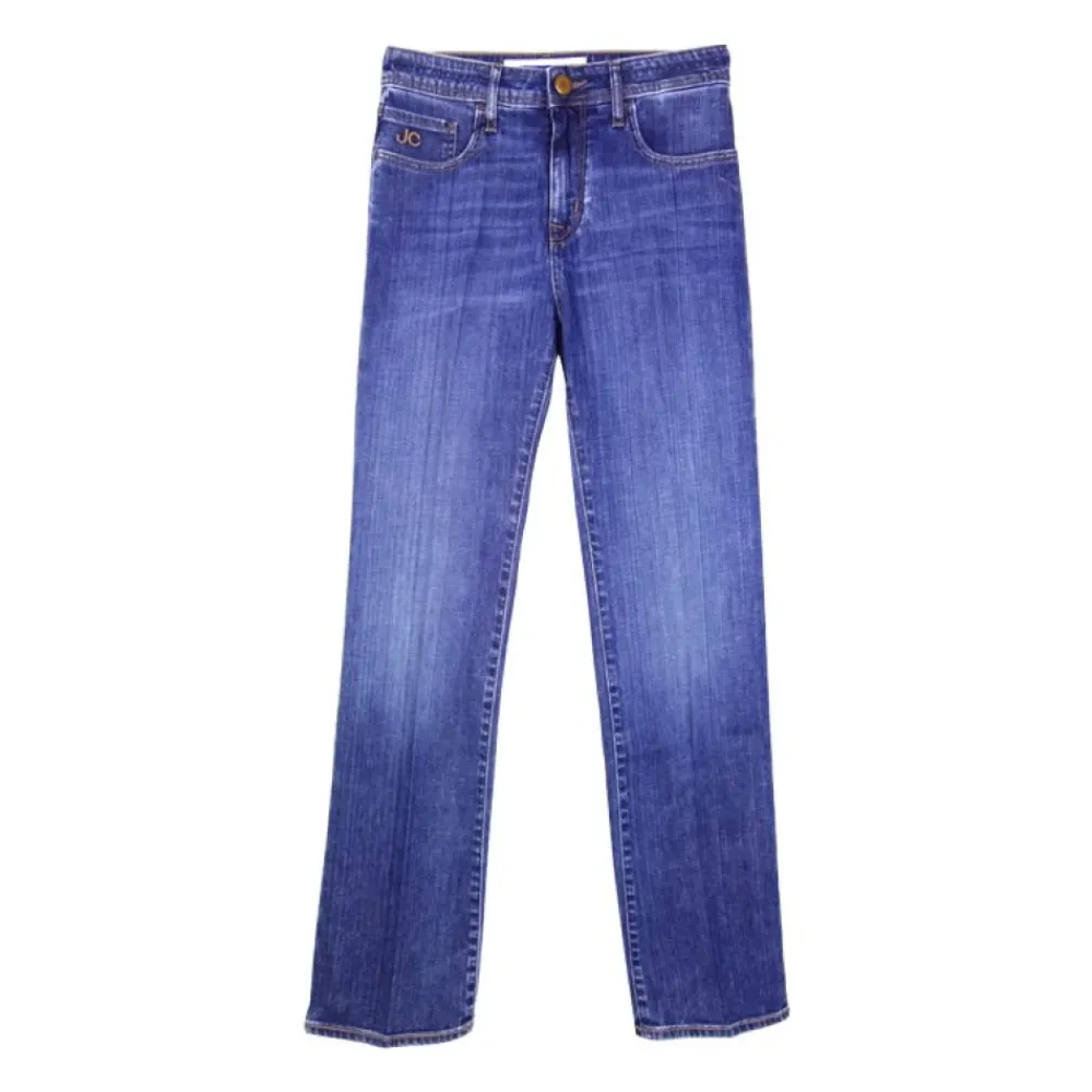 Heren Jacob Cohën Jeans^High-waisted Kate straight fit jeans
