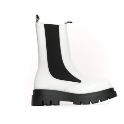 DAMES Cult Chelseaboots^Hoge Chelsea Wedge Laarzen