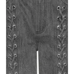 DAMES ROTATE Birger Christensen Jeans^Hoge Taille Wijde Jeans Antraciet