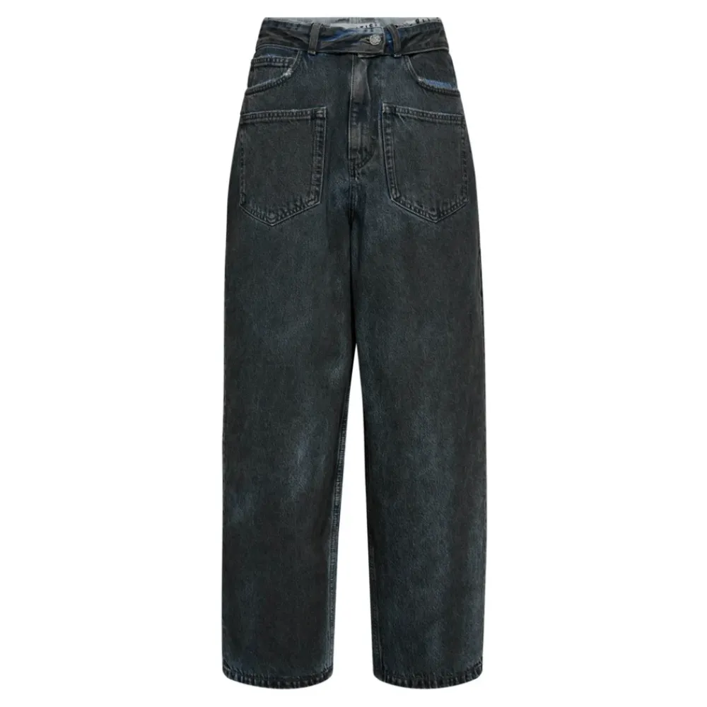 DAMES Haute L'Amitié Hoge taille e jeans met grote zakken