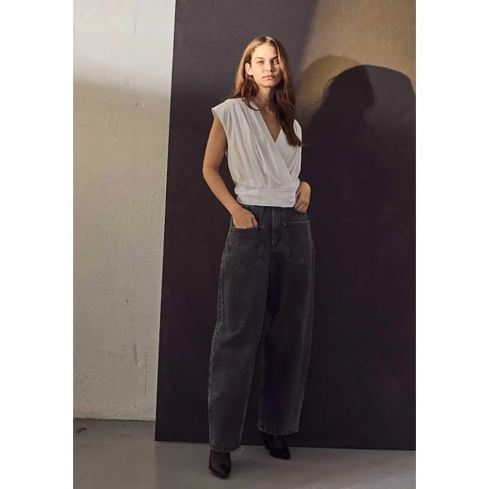 DAMES Haute L'Amitié Hoge taille e jeans met grote zakken