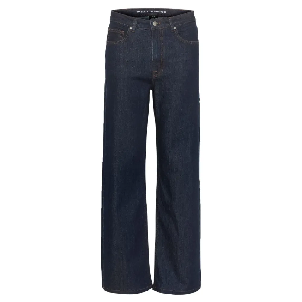 DAMES My Essential Wardrobe Hoge Wijde Y Donkere Jeans