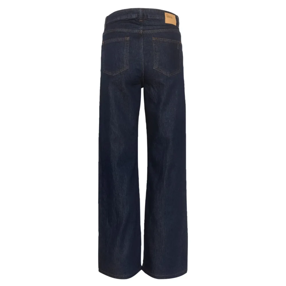 DAMES My Essential Wardrobe Hoge Wijde Y Donkere Jeans
