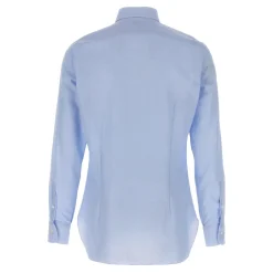 Heren Barba Overhemden^Honeycomb Katoenen Overhemd