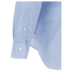 Heren Barba Overhemden^Honeycomb Katoenen Overhemd