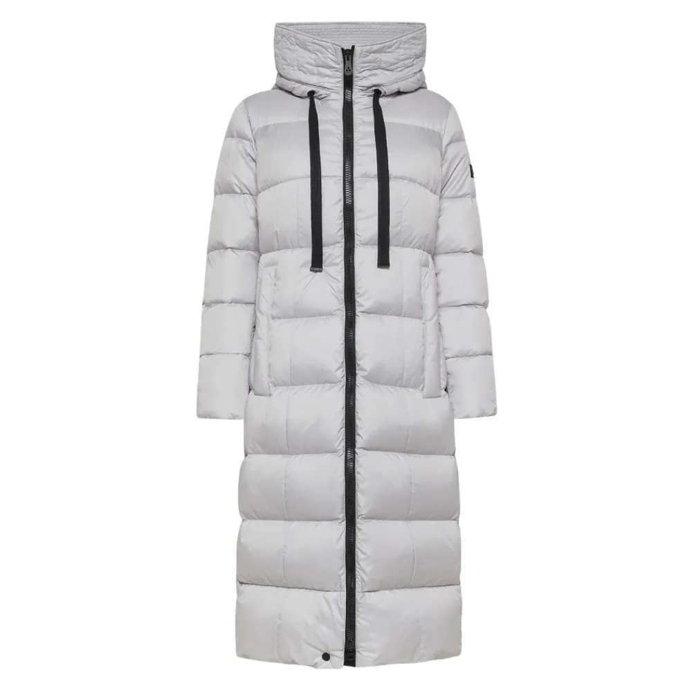 DAMES Peuterey Trenchcoats & Mantels^Hooded Lange Pufferjas