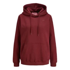DAMES Jack & Jones Hoodie Cabernet/Port Royale