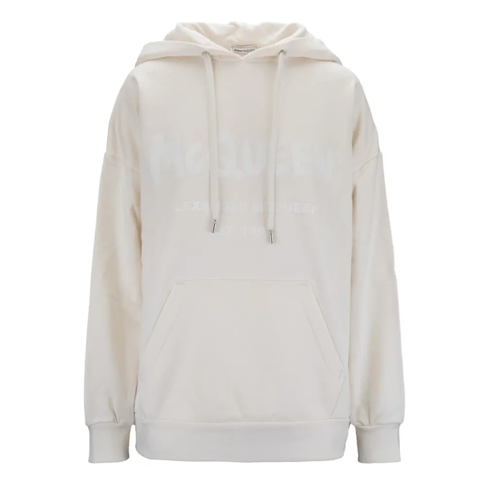 DAMES Alexander McQueen Hoodies & Sweatvesten^Hoodie met trekkoord