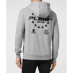 Heren Philipp Plein Hoodie Sweatjacket Full Zip