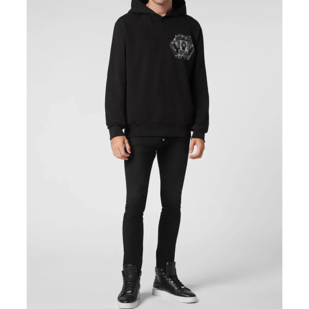 Heren Philipp Plein Truien & Vesten^Hoodie Sweatshirt Dark Romance