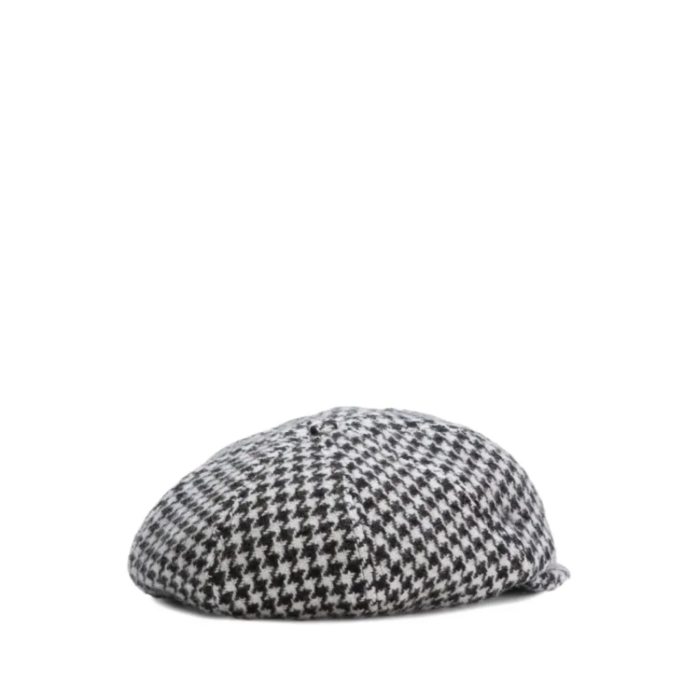 Heren Dolce & Gabbana Houndstooth Patroon Witte Hoeden