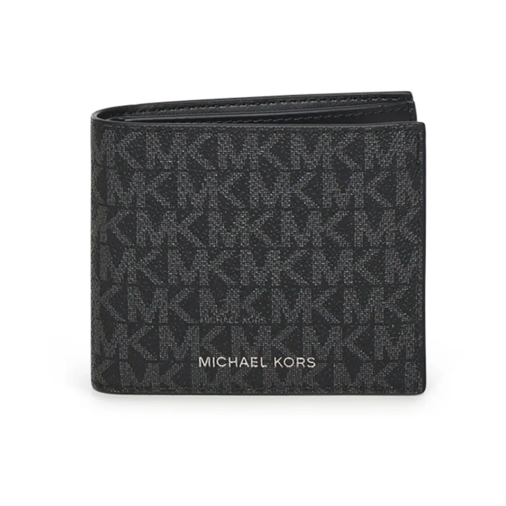 Heren Michael Kors Hudson Signature Logo Billfold Portemonnee