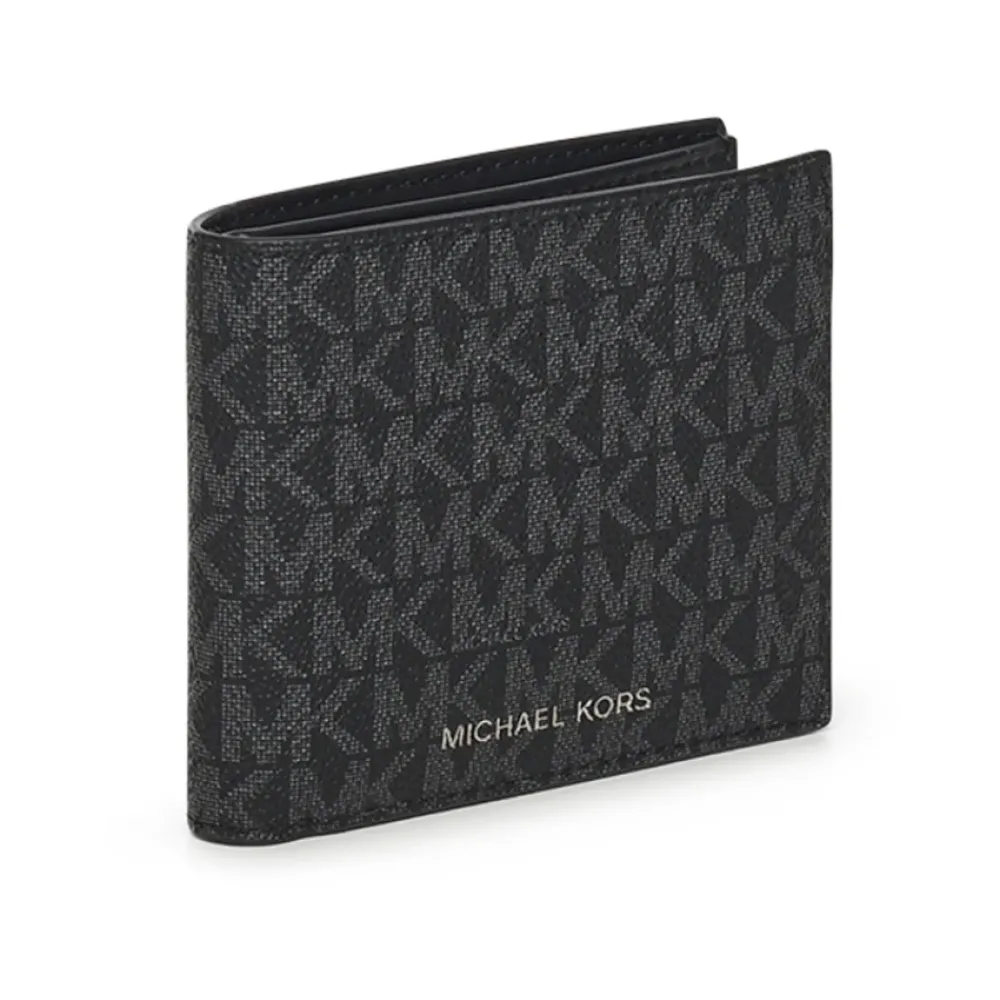 Heren Michael Kors Hudson Signature Logo Billfold Portemonnee