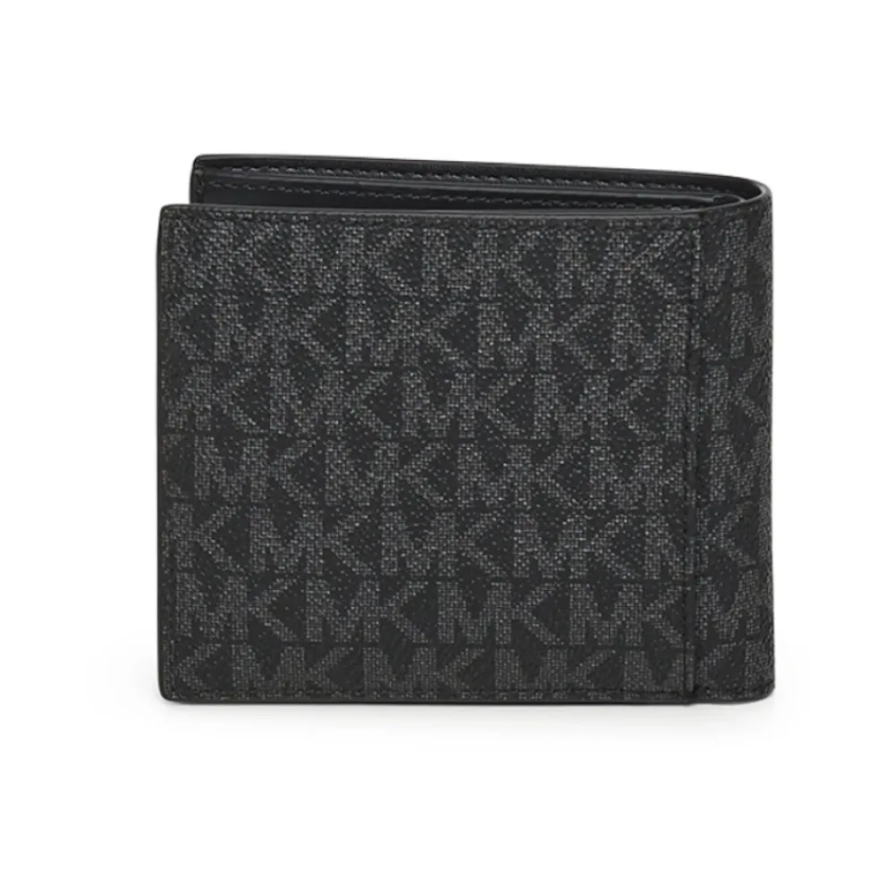 Heren Michael Kors Hudson Signature Logo Billfold Portemonnee