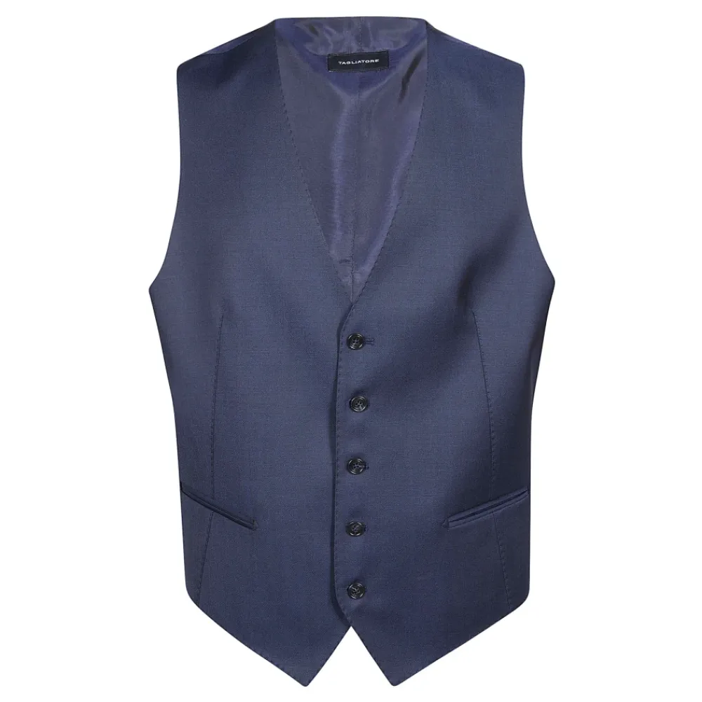 Heren Tagliatore I5015 Navy Vest