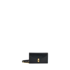 DAMES Polo Ralph Lauren Schoudertassen^ID Leather Chain Wallet and Bag