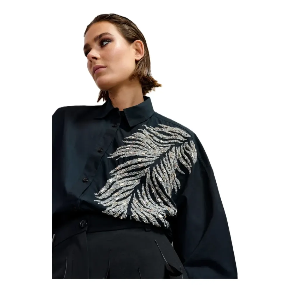 DAMES Essentiel Antwerp Blouses^Iliza Embellished Shirt