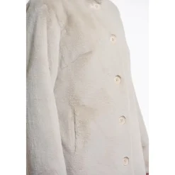 DAMES Rino&Pelle Imitatiebont Enkelrijige Jas Nonna