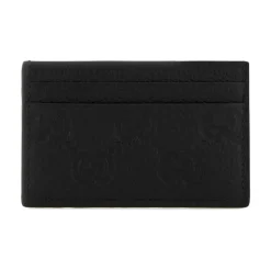 Heren Gucci Portefeuilles^Imprint Credit Card Case