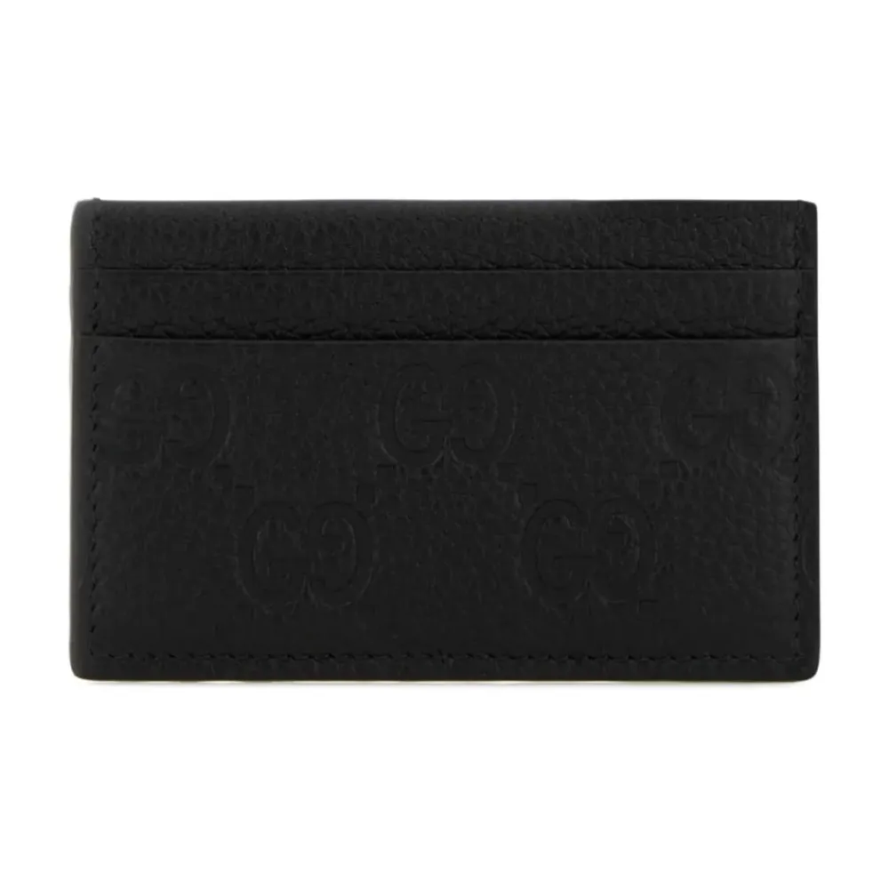Heren Gucci Portefeuilles^Imprint Credit Card Case