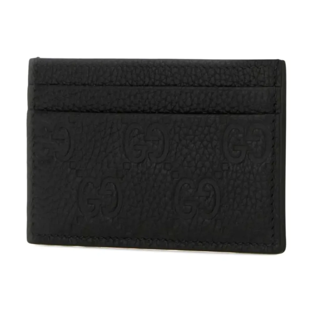 Heren Gucci Portefeuilles^Imprint Credit Card Case