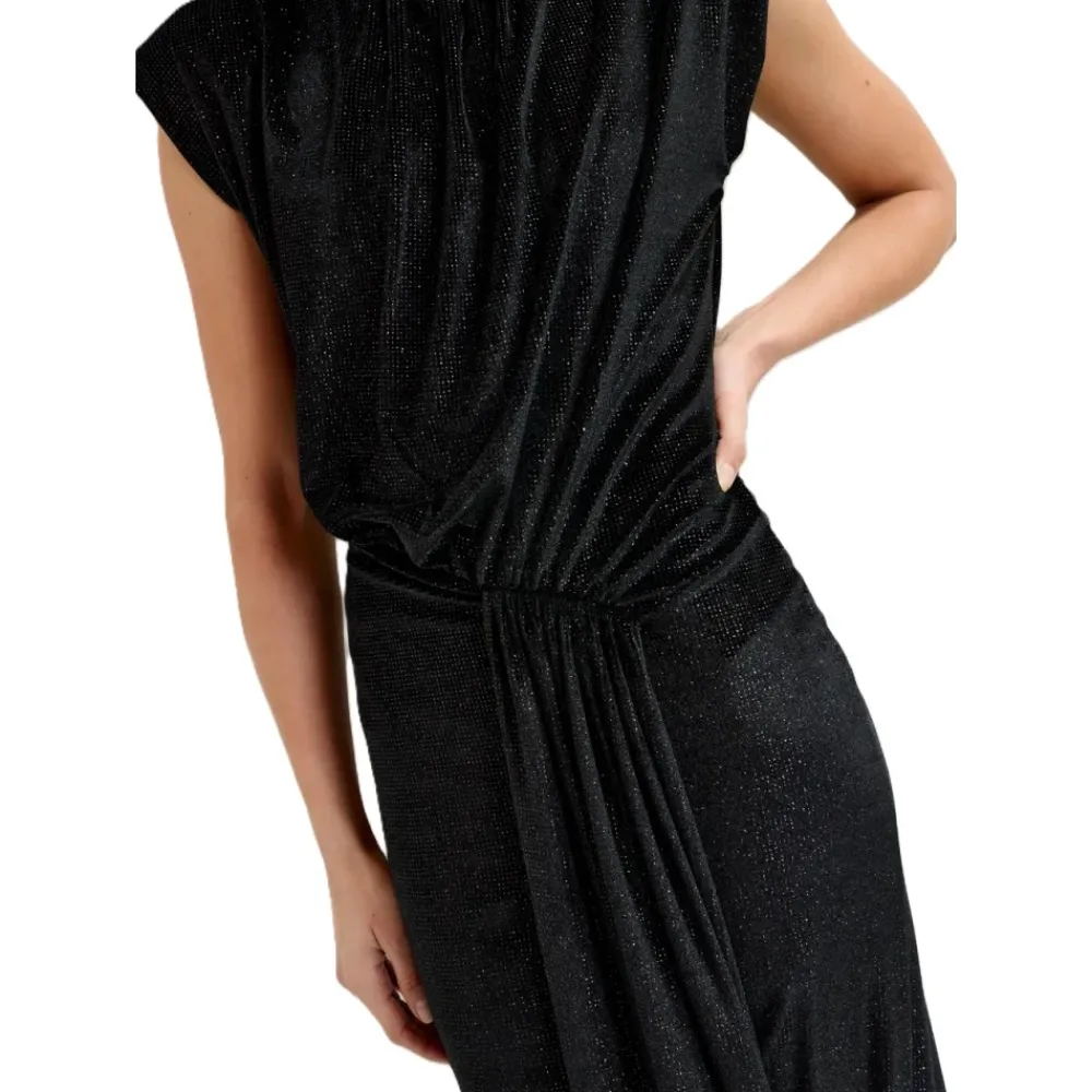 DAMES Essentiel Antwerp Inche Velvet Jersey Dress