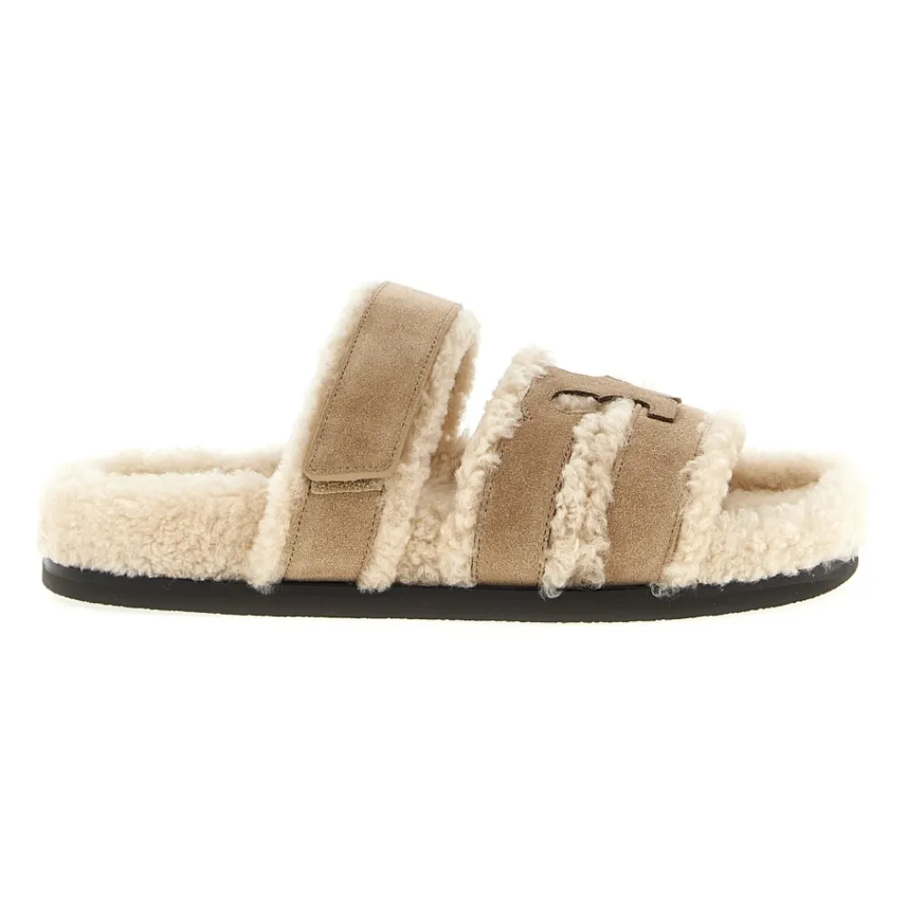 DAMES Tory Burch Ines Shearling Sport Slide