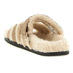 DAMES Tory Burch Ines Shearling Sport Slide
