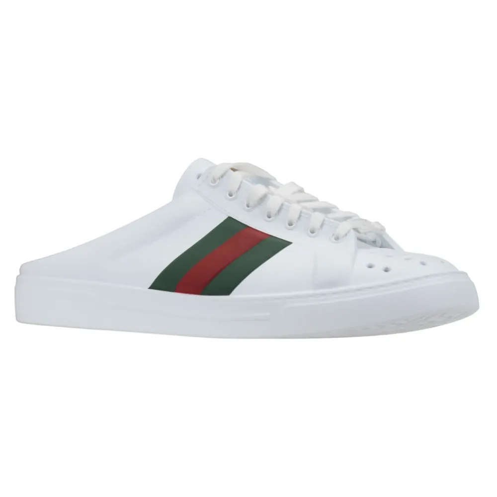 DAMES Gucci Instap sandalen voor dames met tweekleurige banden