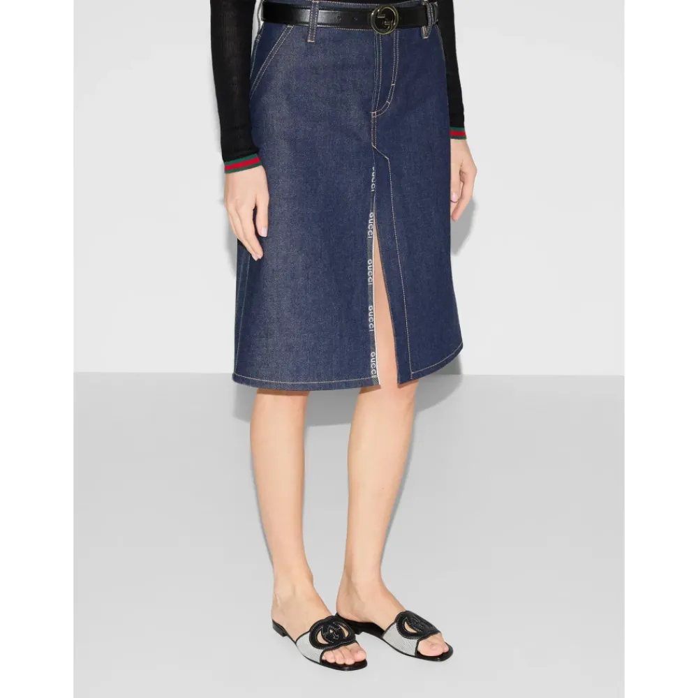 DAMES Gucci Slippers^Interlocking G Slide Sandaal