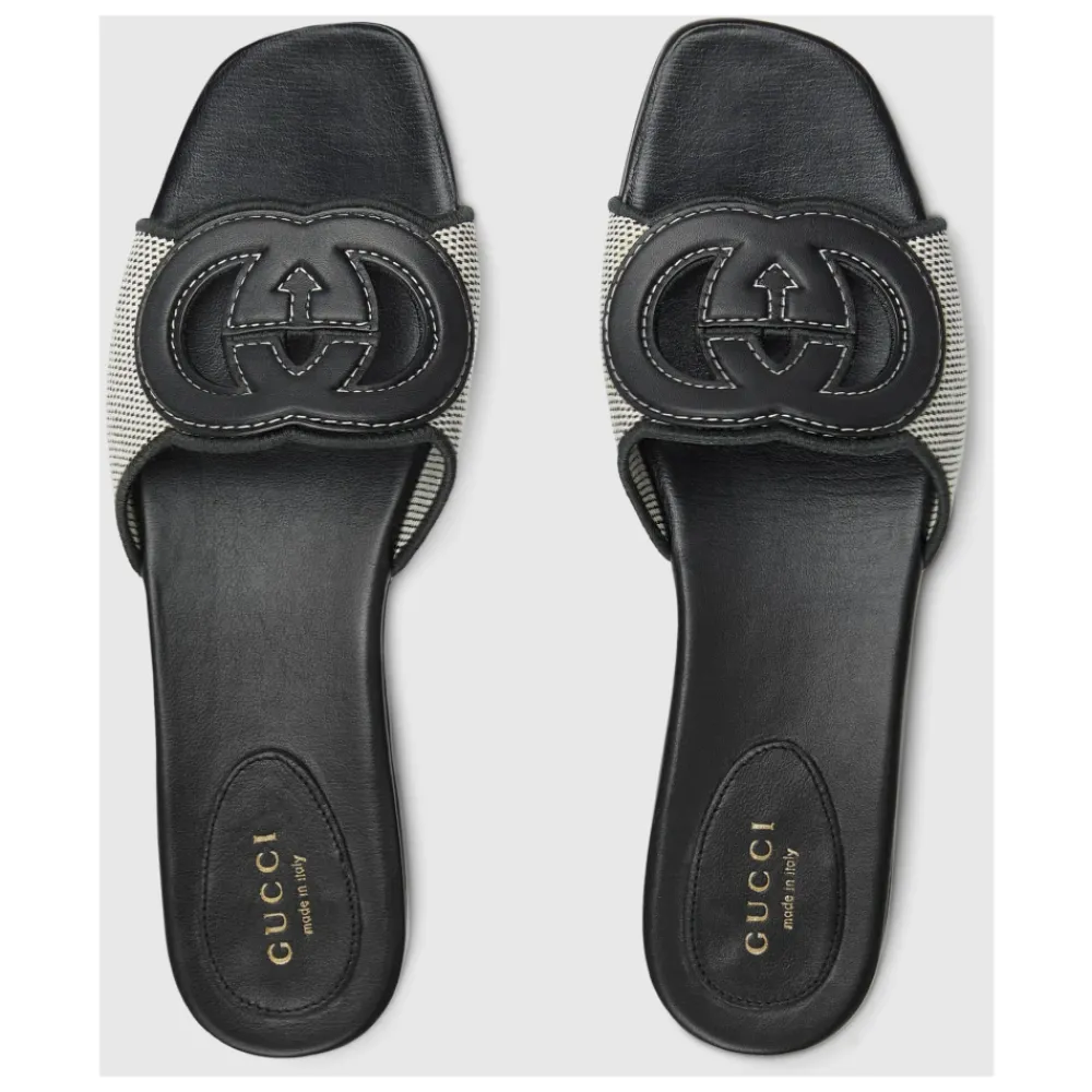 DAMES Gucci Slippers^Interlocking G Slide Sandaal
