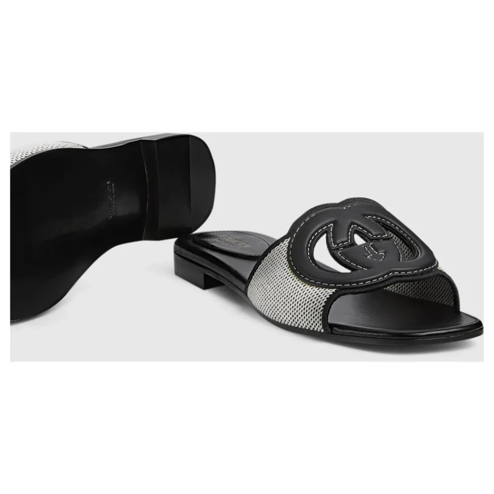 DAMES Gucci Slippers^Interlocking G Slide Sandaal