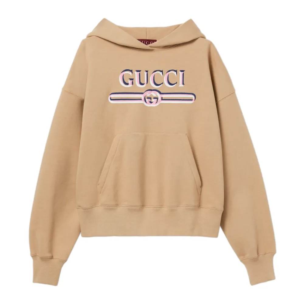 DAMES Gucci Interlocking G Web Print Sweater