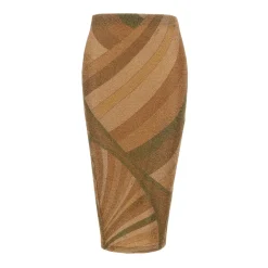 DAMES Pucci Rokken^Iride Jersey Lamé Midi-rok