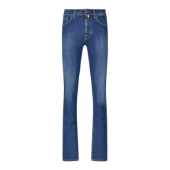 Heren Jacob Cohën Italiaans Vakmanschap Slim-Fit Denim Jeans