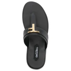 Heren Tom Ford Italiaanse leren sandalen
