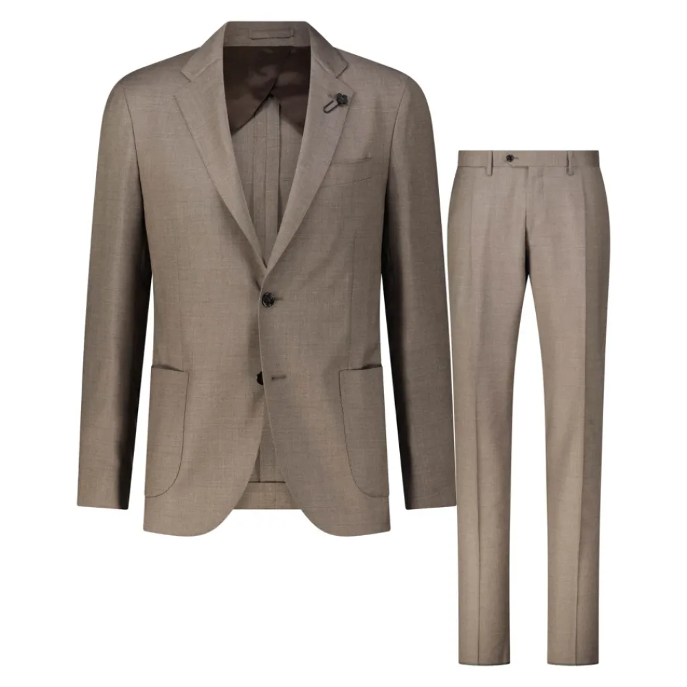 Heren Lardini Italiaanse Stijl Wollen Pak