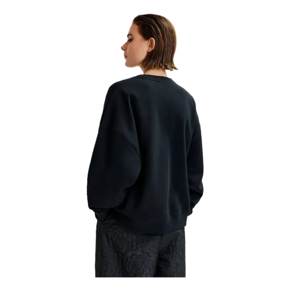 DAMES Essentiel Antwerp Ivening Geborduurde Sweatshirt