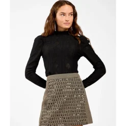 DAMES Aaiko Shirts^IVONA Argyle PES Top