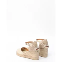 DAMES Castañer Sleehakken^Ivoor Kleurige Sleehakken